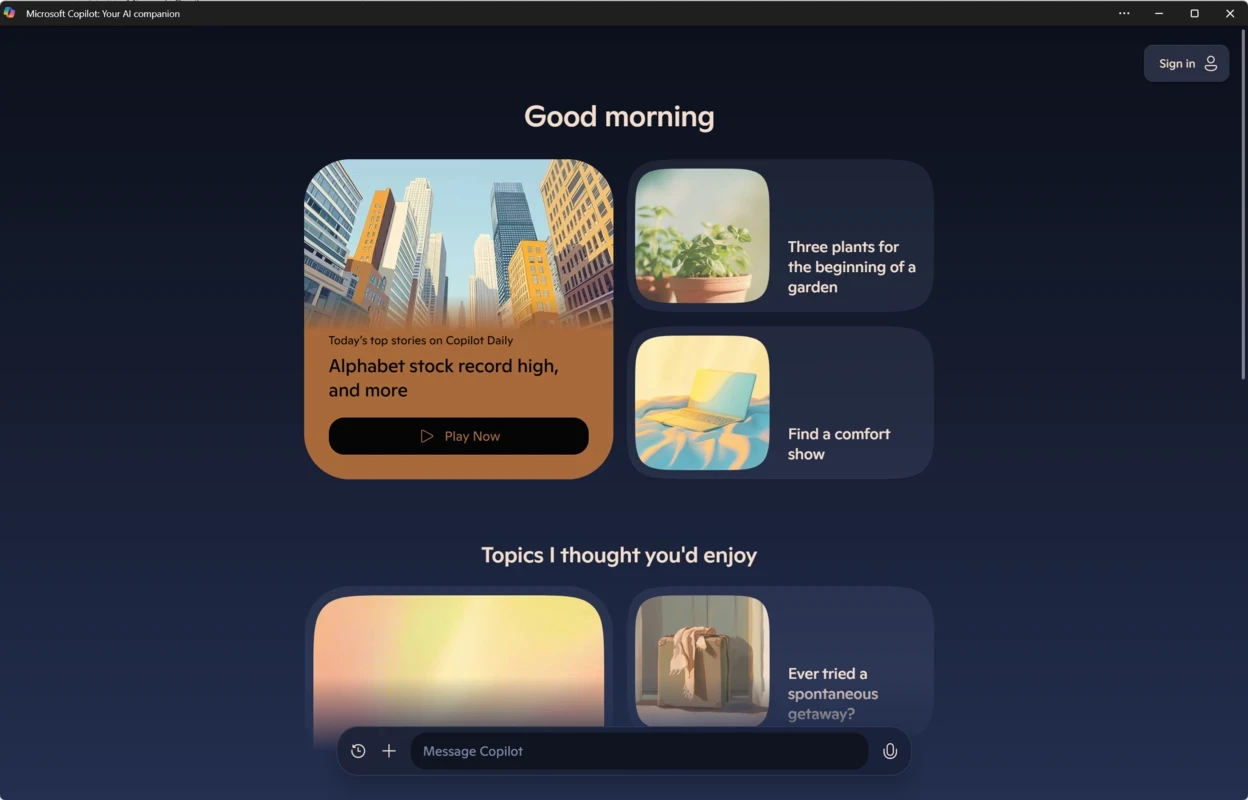 Microsoft Copilot — screenshot 1